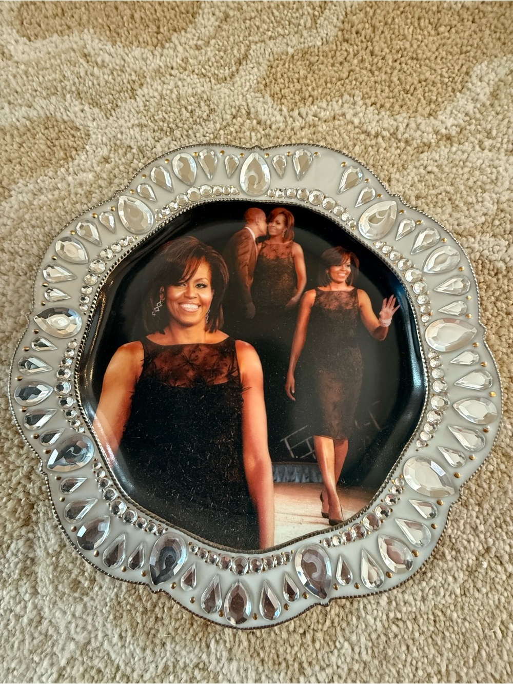 The Bradford Exchange Michelle Obama Collector Plate-“Congressional Gala”